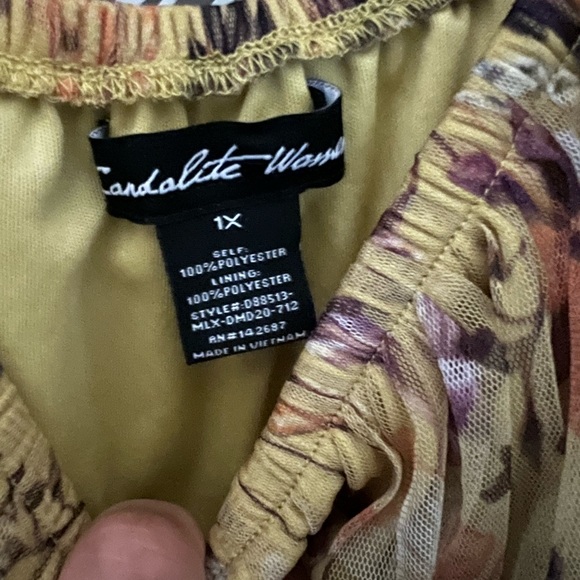 Size X-LARGE yellow Sun dress - Picture 5 of 5